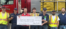 Rewarding responders Burr Oak Fire Department