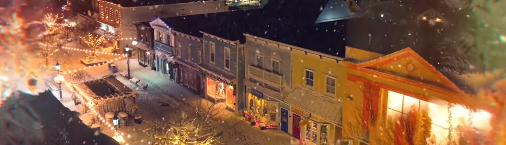 residential homes in winter